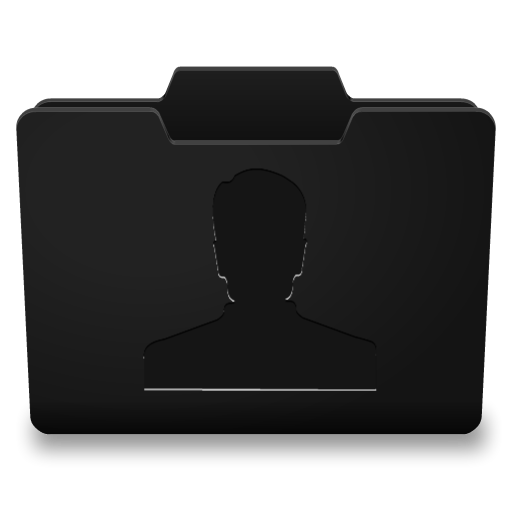 Black Users Icon 512x512 png